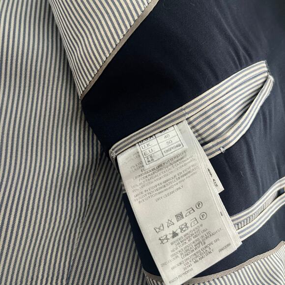 Brooks Brothers Explorer Regent Fit Navy Mens‎ 40R Wool Blend Sports Coat Blazer - Picture 5 of 11